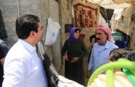 پارێزگه‌رێ‌ دهوكێ‌ و شانده‌كێ‌ رێكخراوا USAID سه‌را كه‌مپا خانكێ‌ دا