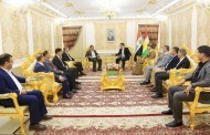 پارێزگه‌رێ دهوكێ پێشوازیا شانده‌كێ ئێكه‌تیا به‌لێنده‌رێن كوردستانێ