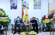 پارێزگارێ‌ دهۆكێ‌ پیروزباهیا به‌رپرسێ‌ نوو یێ‌  لقێ‌ 17یێ‌ پارتی دیموكراتی كوردستان كر
