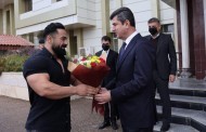 پارێزگارێ دهۆکێ پێشوازی ل قارەمانێ ئاسیا حەجی رێکانی کر