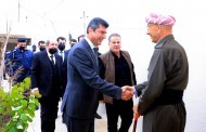 پارێزگارێ دهۆكێ وبه‌رپرسێ لقێ 20 یێ پارتى  ژنێزیك هایدارى ره‌وشا پێشمه‌رگێ دێرین خالد شلى بوون