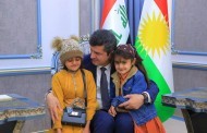 پارێزگارێ دهۆکێ پێشوازی ل دوو زارۆکێن شەهیدی کر