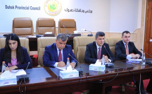 پارێزگارێ دهۆکێ وسەروکێ جڤاتا پارێزگەهێ تەکەزیێ دکەن  کو ب باشترین شێوە خزمەتا خەلکێ پارێزگەهێ بکەن