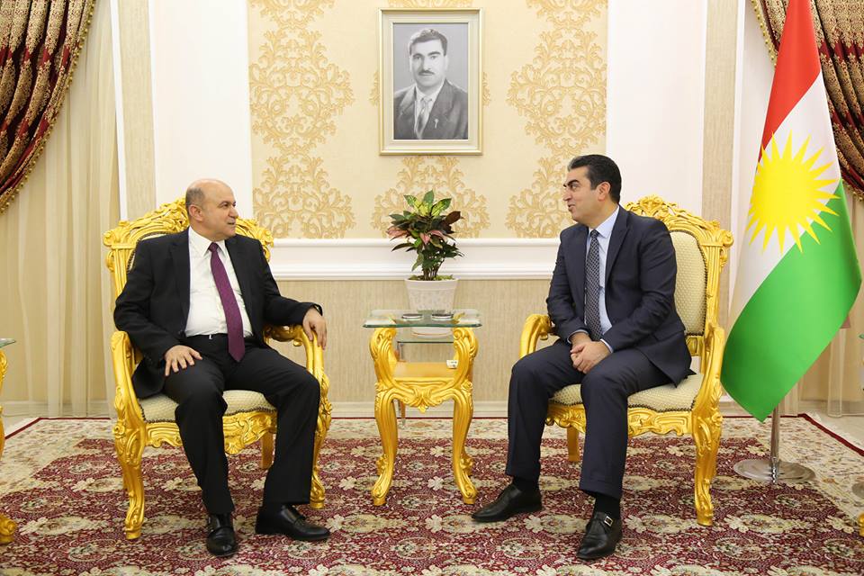 پارێزگهرێ دهۆكێ پێشوازیا وهزیری دارایی ب وهكالهت كر