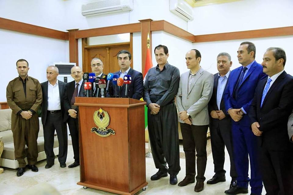پارێزگهرێ دهۆكێ دگهل لایهنێن سیاسی ل پارێزگههێ كۆم بوو