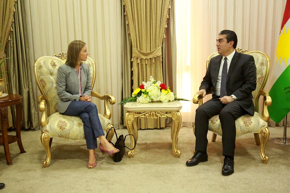 پارێزگهرێ دهوكێ پێشوازیا جێگرا قونسلێ ئهلمانیا ل كوردستانێ كر