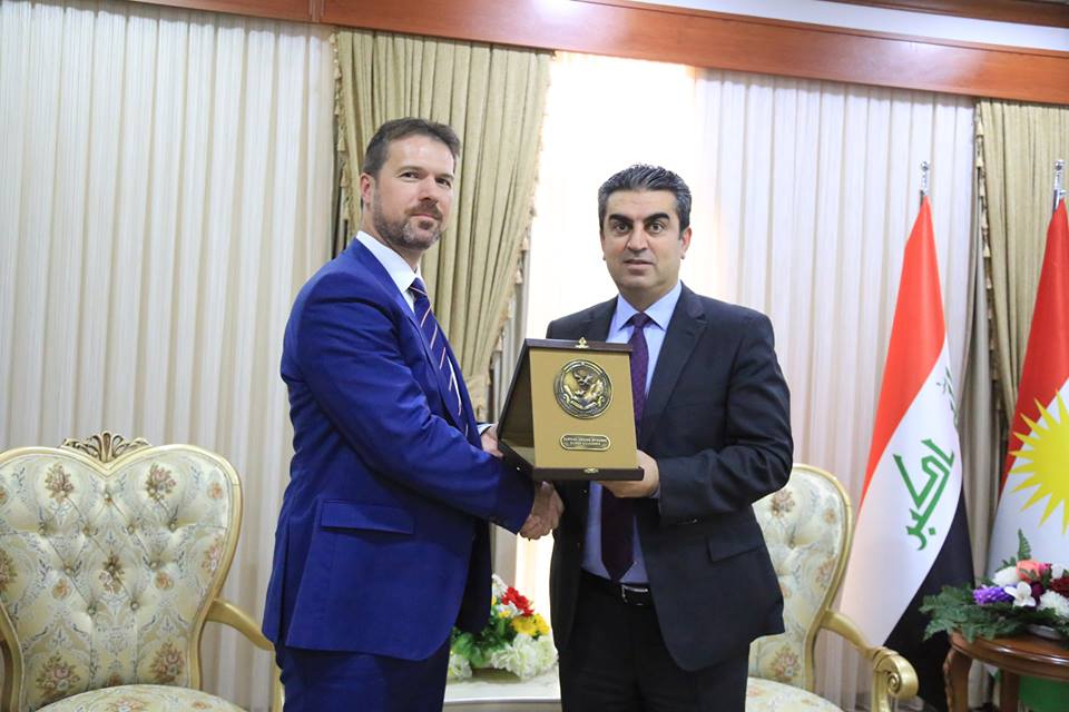 پارێزگهرێ دهۆكێ سوپاسیا حكومهت و بالیوزێ وهلاتێ چیك ل ئیراقێ دكهت