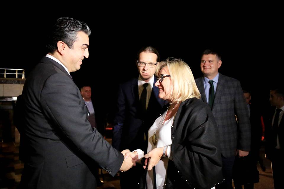 پارێزگهرێ دهوكێ پێشوازیا وهزیرا گهشهپێدانا مروڤایهتى یا حكومهتا پولونیا كر