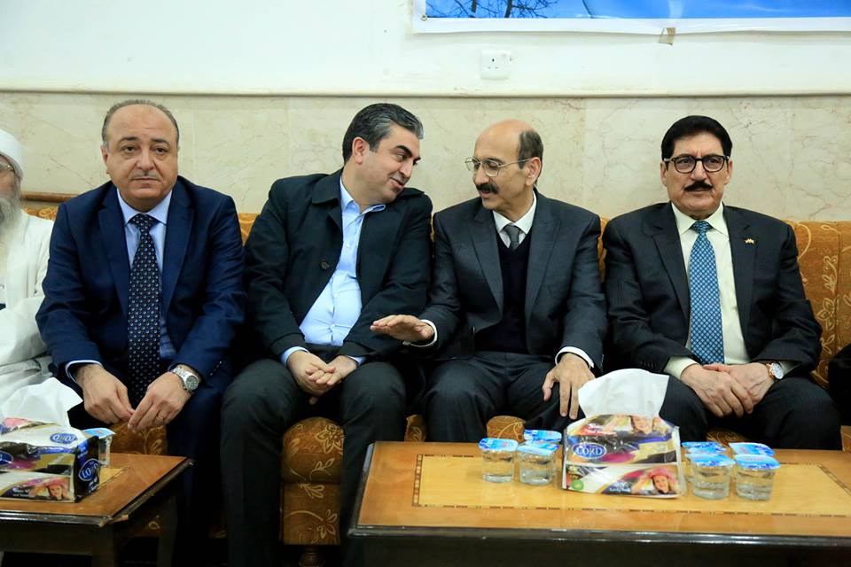 شاندهكێ مهكتهبا سیاسى یا پارتى و پارێزگهرێ دهوكێ پشكدارى رێ ورسمێن روژا دوماهیێ ژ بههیا میرتهحسین بهگ بوون