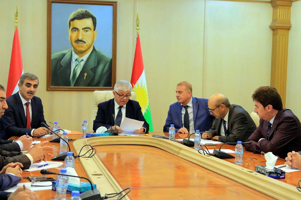 پارێزگهها دهوكێ كومبونهك بو چارهسهركرنا ئاریشێن سنورێن قهزایێن دهوك وسێمێلێ