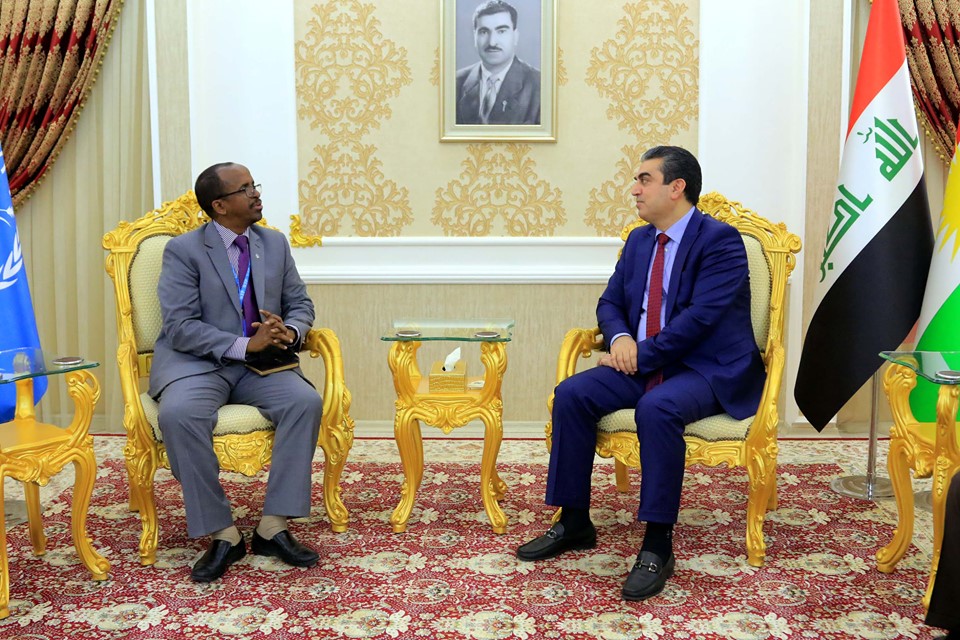 پارێزگهرێ دهوكێ وبهرپرسێ رێكخراوا خارنا جیهانى تهكهزیێ ل ههڤكاریێ دكهن