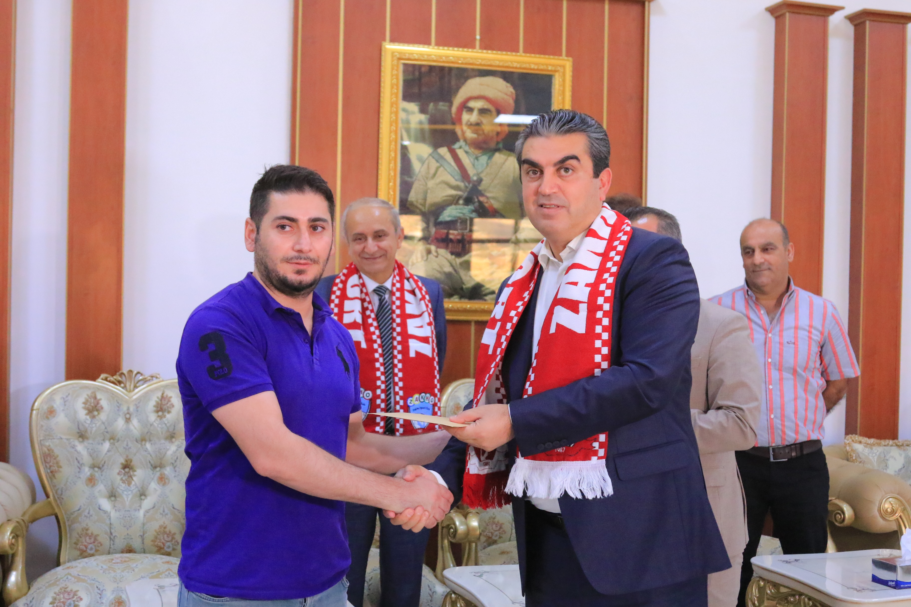 پارێزگهرێ دهوكێ دهستهیا كارگێرى ویاركهرێن یانا زاخو یا وهرزشى خهلاتكرن