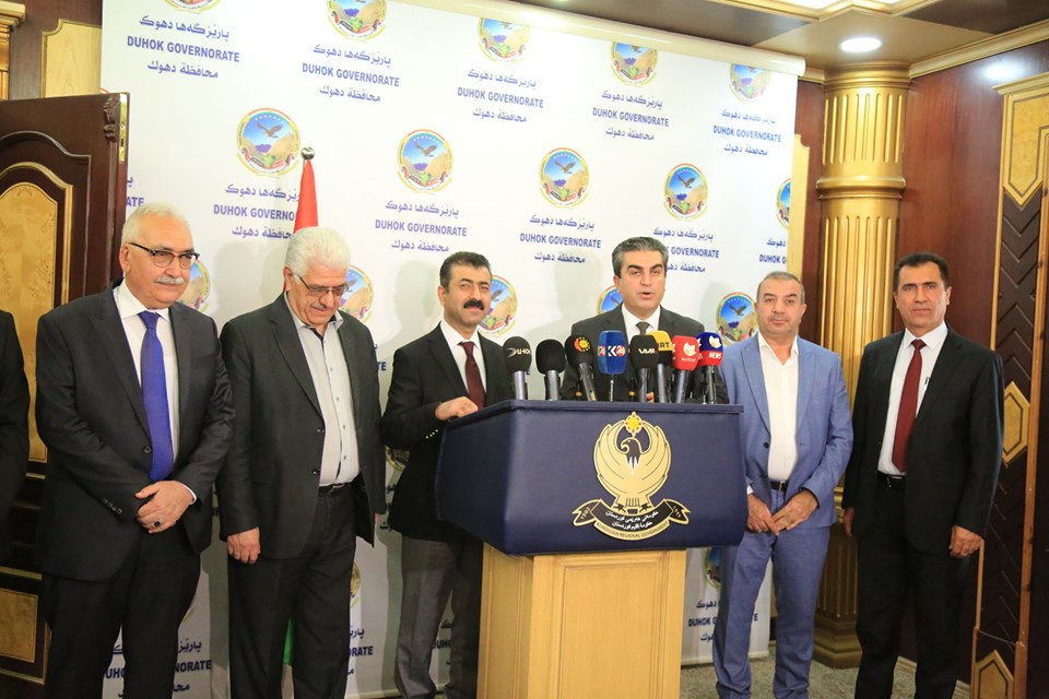 وهزیرێ ئاڤهدانكرن ونێشتهجێگرنێ وپارێزگهرێ دهوكێ پێدڤیێن پارێزگههێ ب رێك وپرا گهنگهشهكرن