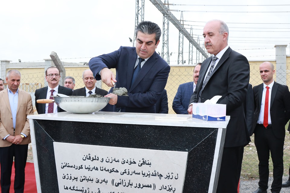 بهرێ بنیاتى بو دوو پروژێن كارهبێ ل زاخو بكوژمێ 259ملیون دولاران هاته دانان