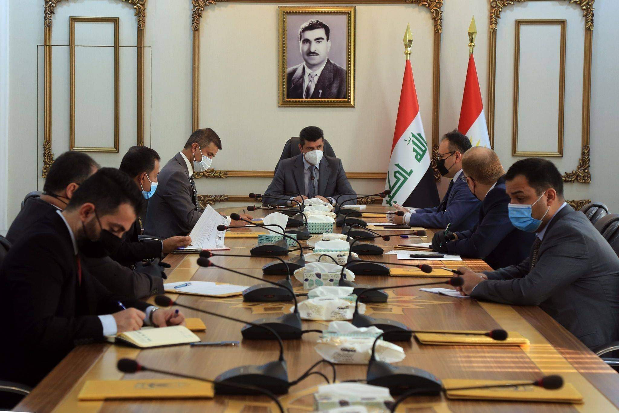 پارێزگهرێ دهۆكێ سهرپهرشتیا كۆمبوونهكا تایبهت ل دور دانانا میكانزمهكا نوو یا ئاڤهدانكرنێ كر