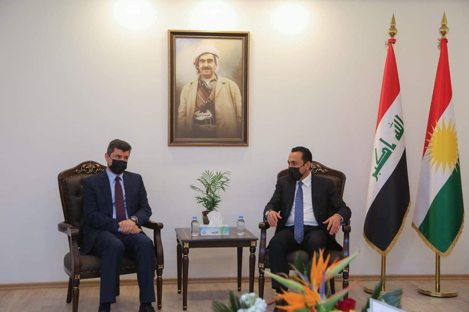 پارێزگارێ دهۆکێ ب مەرەما پیرۆزباهیێ سەرەدانا پارێزگارێ هەولێرێ کر