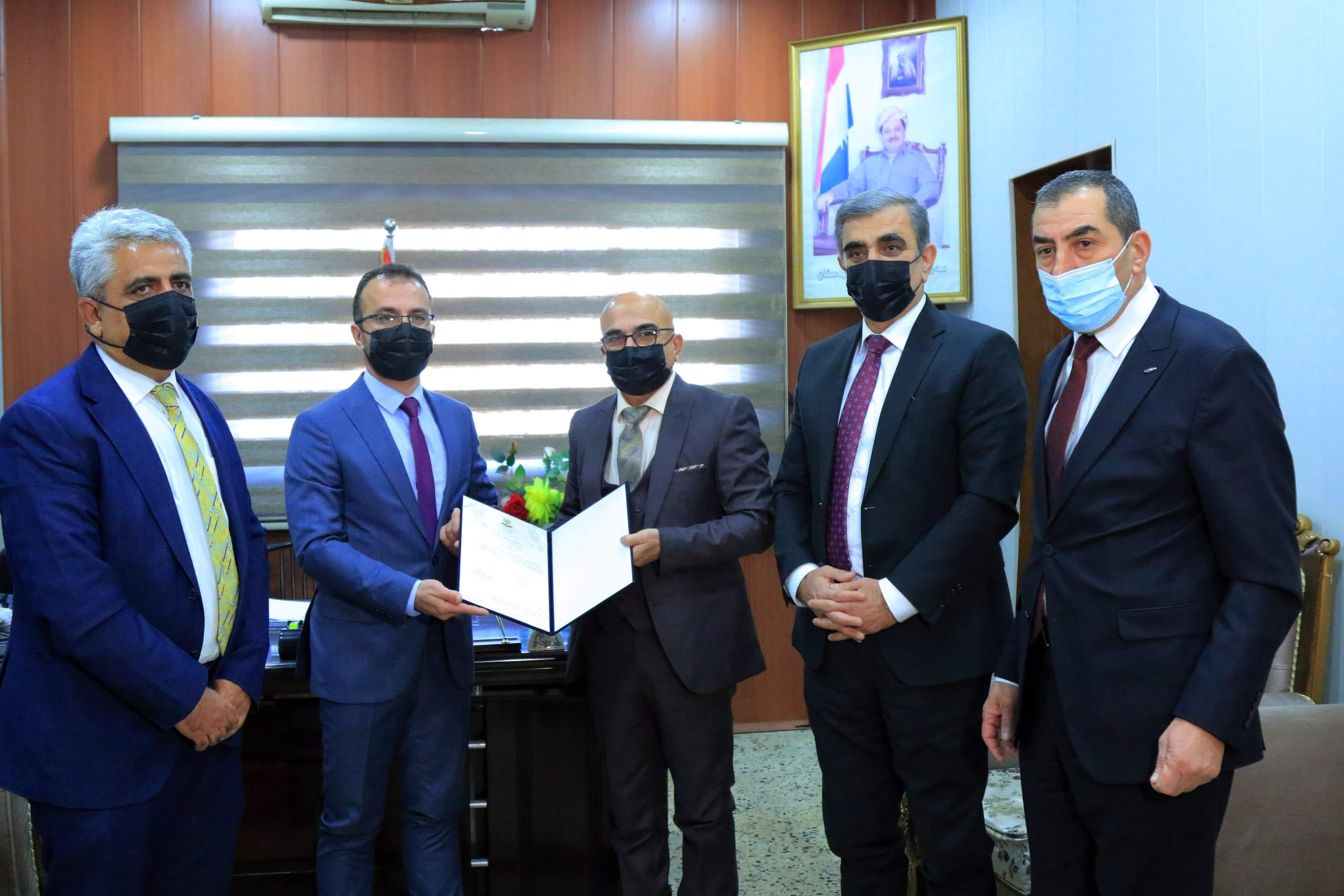 رێڤەبەرێ نوی یێ رێڤەبەریا شینوارێن دهوکێ دەست ب کاربوو