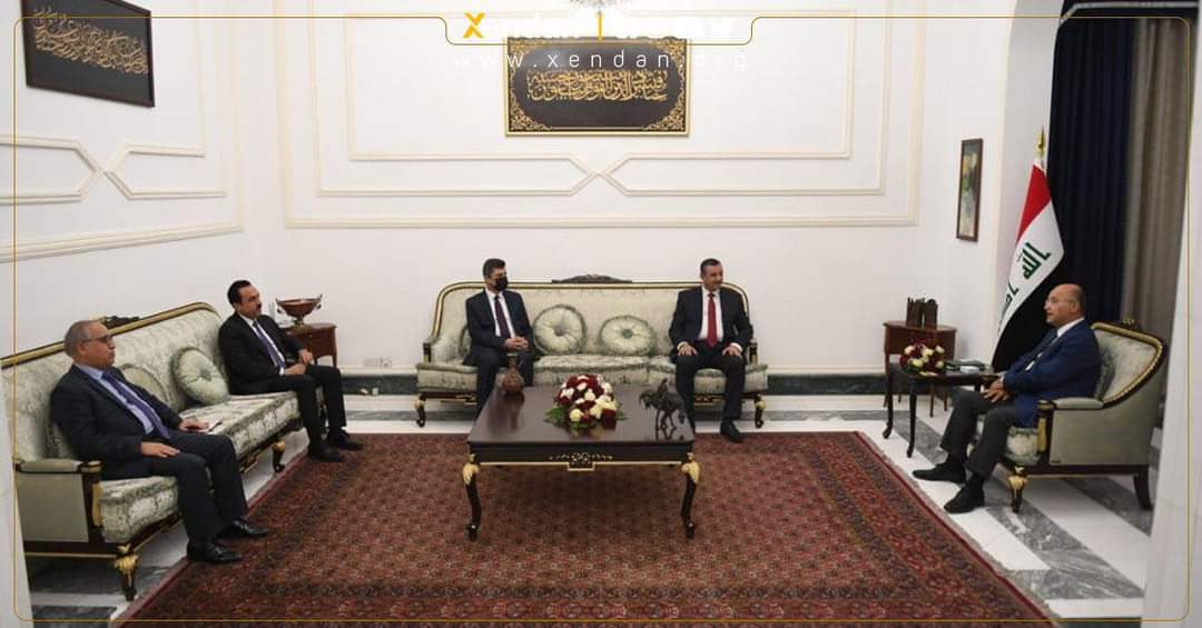 ئشاندێ پارێزگارێن هەرێما کوردستانێ ژلایێ سەرۆک کۆمارێ عیراقێ پێشوازی لێ هاتەکرن