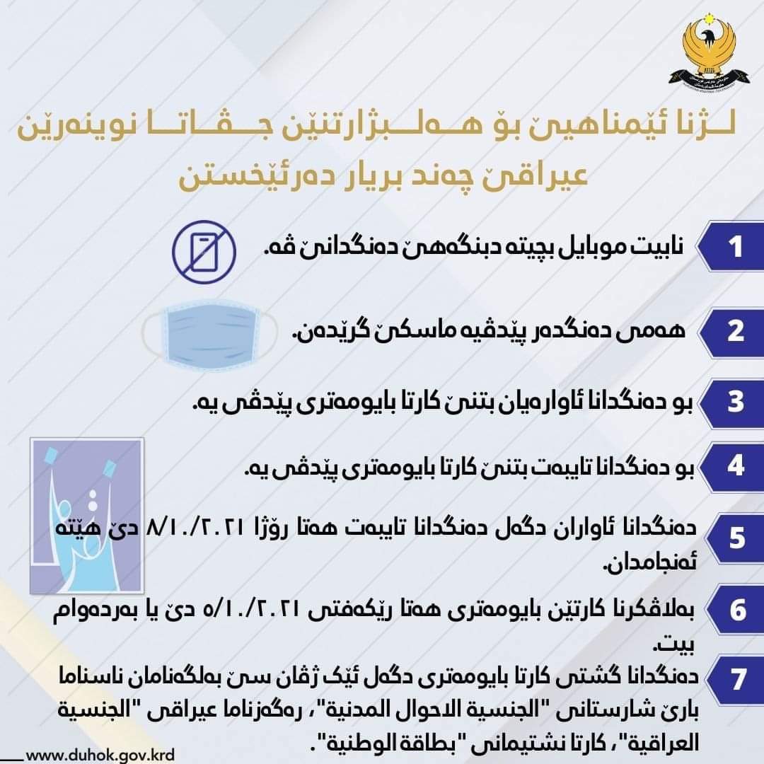 لژنا ئێمناهیێ بۆ هەلبژارتنێن جڤاتا نوینەرێن عیراقێ چەند بریار دەرئێخستن
